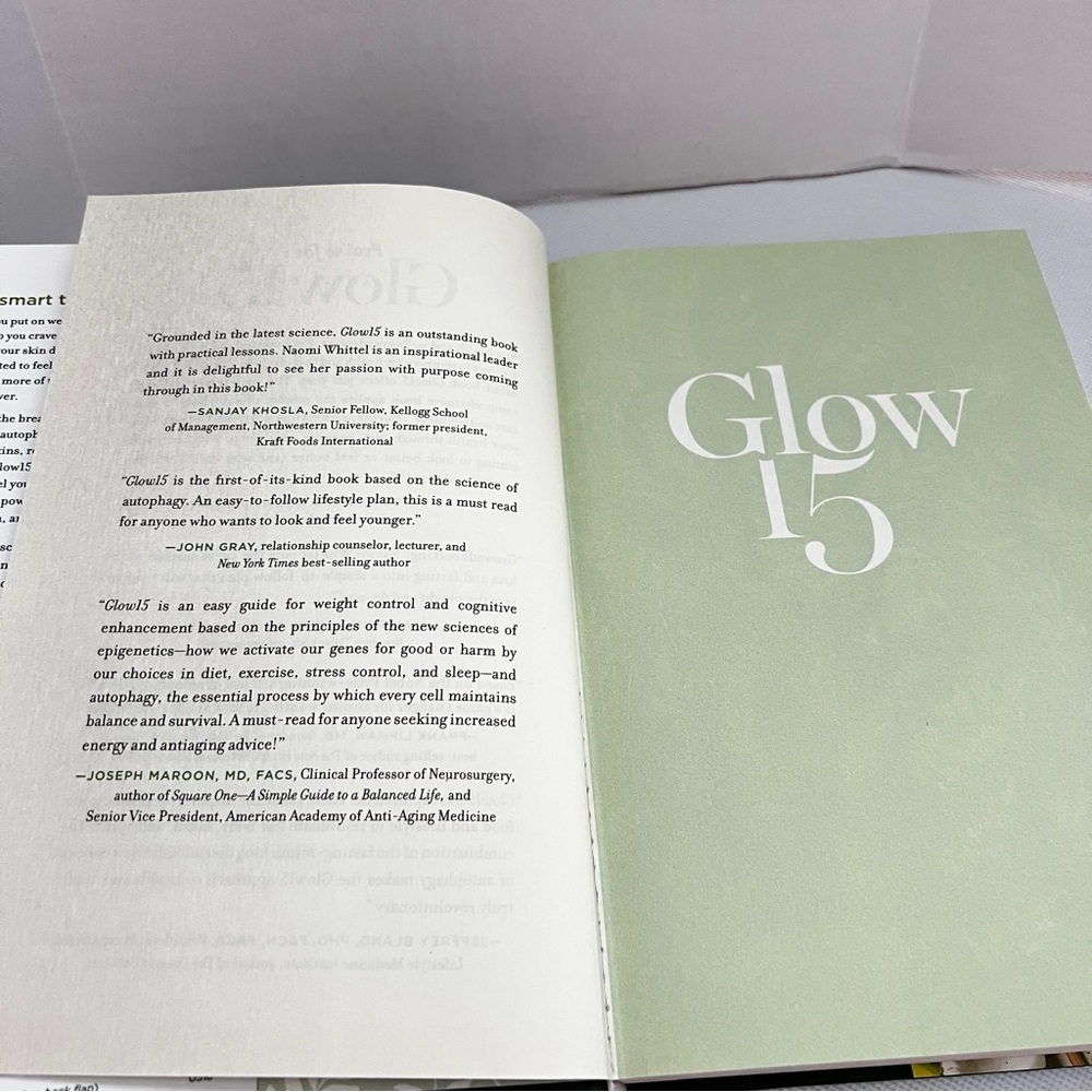 Glow15 - by Naomi Whittel Hardcover Book The New York Times Best Seller - Picture 3 of 13